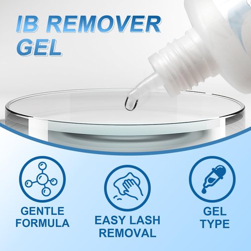 1 Bottle IB Glue Remover Gel Korea Original 15ml Clear Gel Type Debonder Eyelash Removal Adhesive Helper