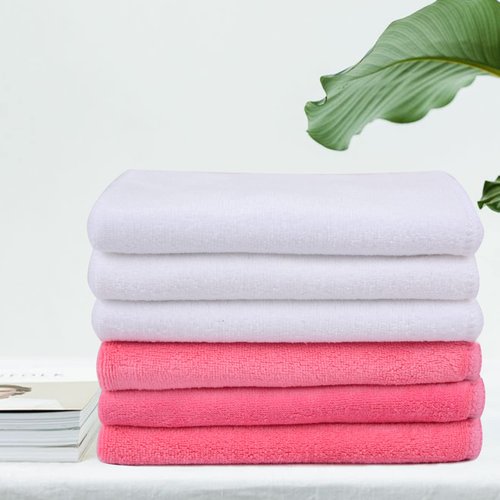 SINLAND Brushed Microfiber Facial Cloths Fast Drying Washcloth 12inch x 12inch Absorbent Face Wash Cloth Soft Makeup Remover Cloths