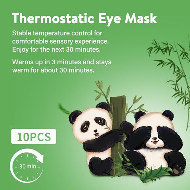 Minidiva Steam Eye Mask for Dry Eyes, 10Pcs Self Heating Spa Warm Eye Mask Relax Sleep Mask, Disposable Heated Eye Mask for Dark Circles Eye Fatigue, Relieve Stress Eye Fatigue (Unscented*3)