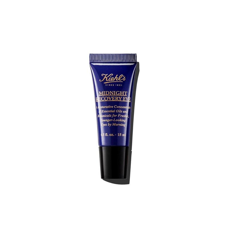 Kiehl's Midnight Recovery Eye Cream - Reduce Dark Circles & Puffiness | 0.5 fl oz with Lavender & Evening Primrose Oil
