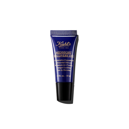 Kiehl's Midnight Recovery Eye Cream - Reduce Dark Circles & Puffiness | 0.5 fl oz with Lavender & Evening Primrose Oil