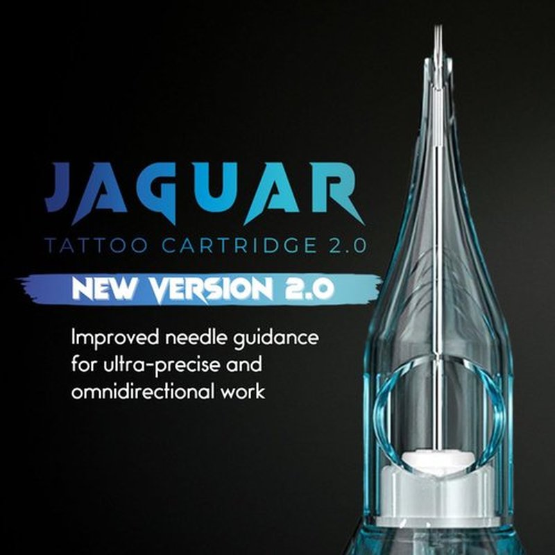 20pcs Tattoo Cartridge Needles- Tattoo Needles Cartridges Sterilized with Membrane Mixed Sizes-Upgraded 2.0 Casing Design- Durable Tattoo Needles for Tattooing - Round Shader (1209RS)