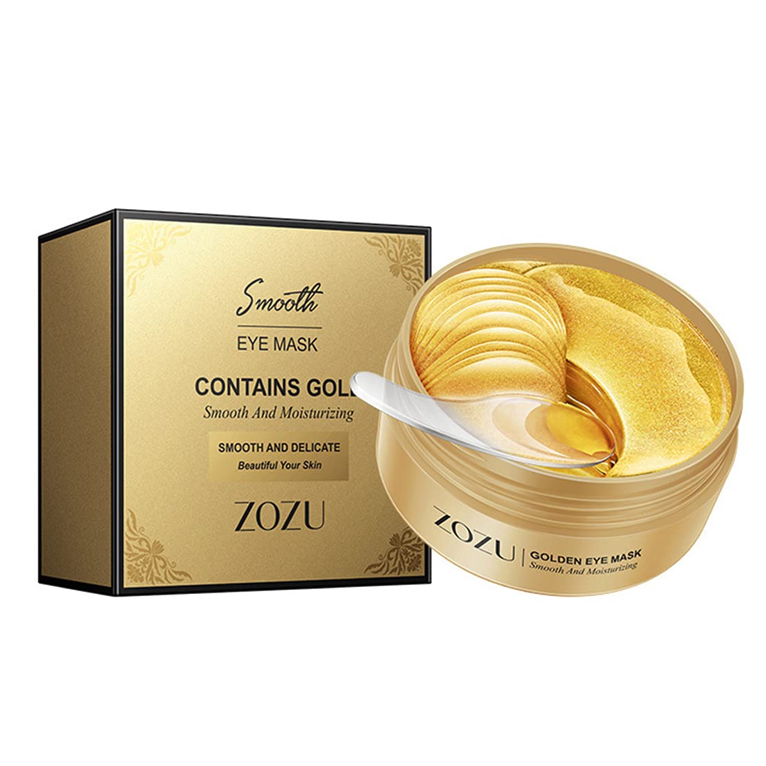 Under Eye Patches 30 Pairs- Dark Circles, Puffy Eyes Treatments–Reduce Wrinkles and Fine Lines, Hydrating and Anti-Wrinkle Effect Under-Eye Patches with Hyaluronic Acid and Collagen (24K Gold)