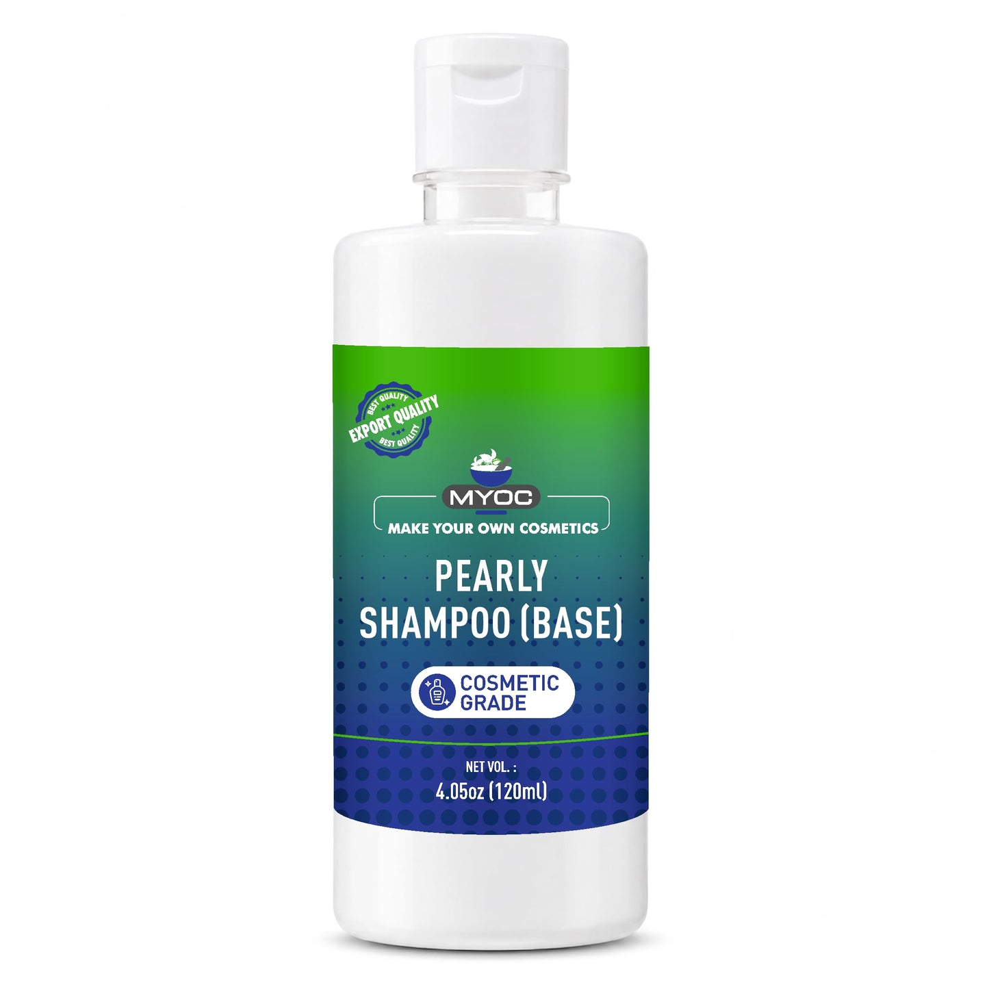 MYOC Pearly Shampoo Base Concentrate Cosmetic Grade 500 ml / 16.9 fl oz - Ready-to-Use Base for Custom Shampoos Hair Cleansers & DIY Formulations