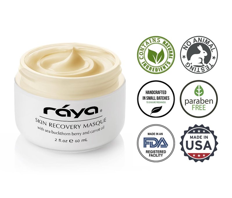 Raya Skin Recovery Masque - Calming Multi-Vitamin Facial Treatment Mask | Nourishes & Brightens Dry Skin (600ml)