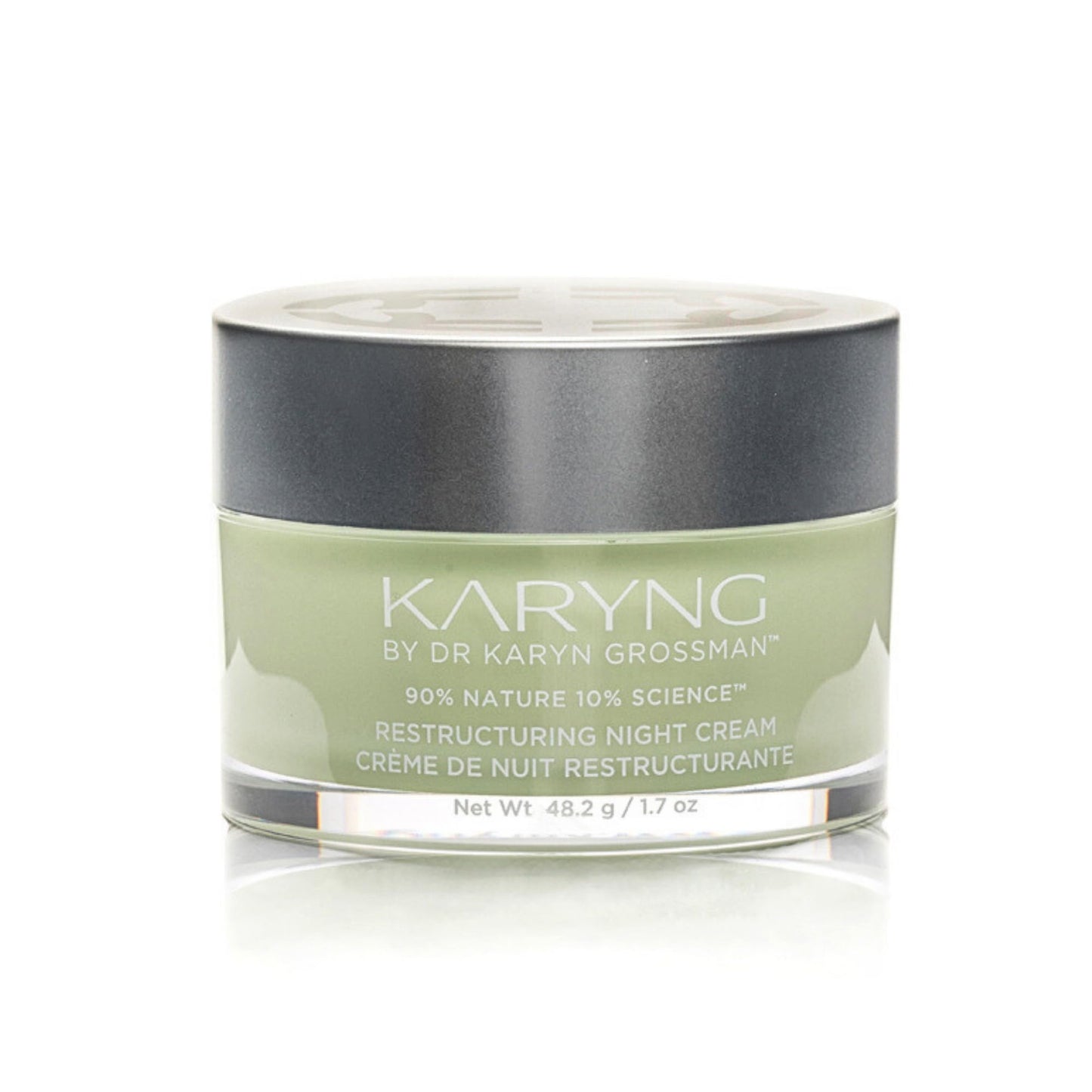 Karyng Restructuring Night Cream for Face, Fragrance-Free Overnight Moisturizer, Hydrating and Firming Anti-Aging Face Cream for Sensitive and Mature Skin, 1.7 oz