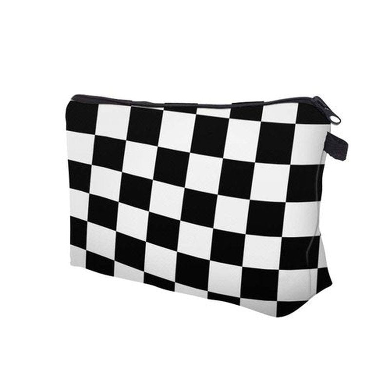 LOOMILOO Cosmetic Bag for Women, Adorable Roomy Makeup Bags Travel Water Resistant Toiletry Bag Accessories Organizer Cute Gifts (Lattice 51782)