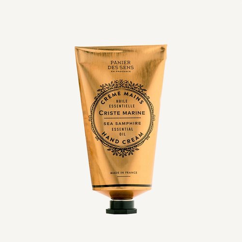 Panier des Sens - Hand Cream for Dry Cracked Hands - Sea Samphire Hand Lotion with Shea Butter & Olive Oil - Vitamin E Skin Moisturizer with 97% Natural Ingredients - Made in France, 2.5 fl oz