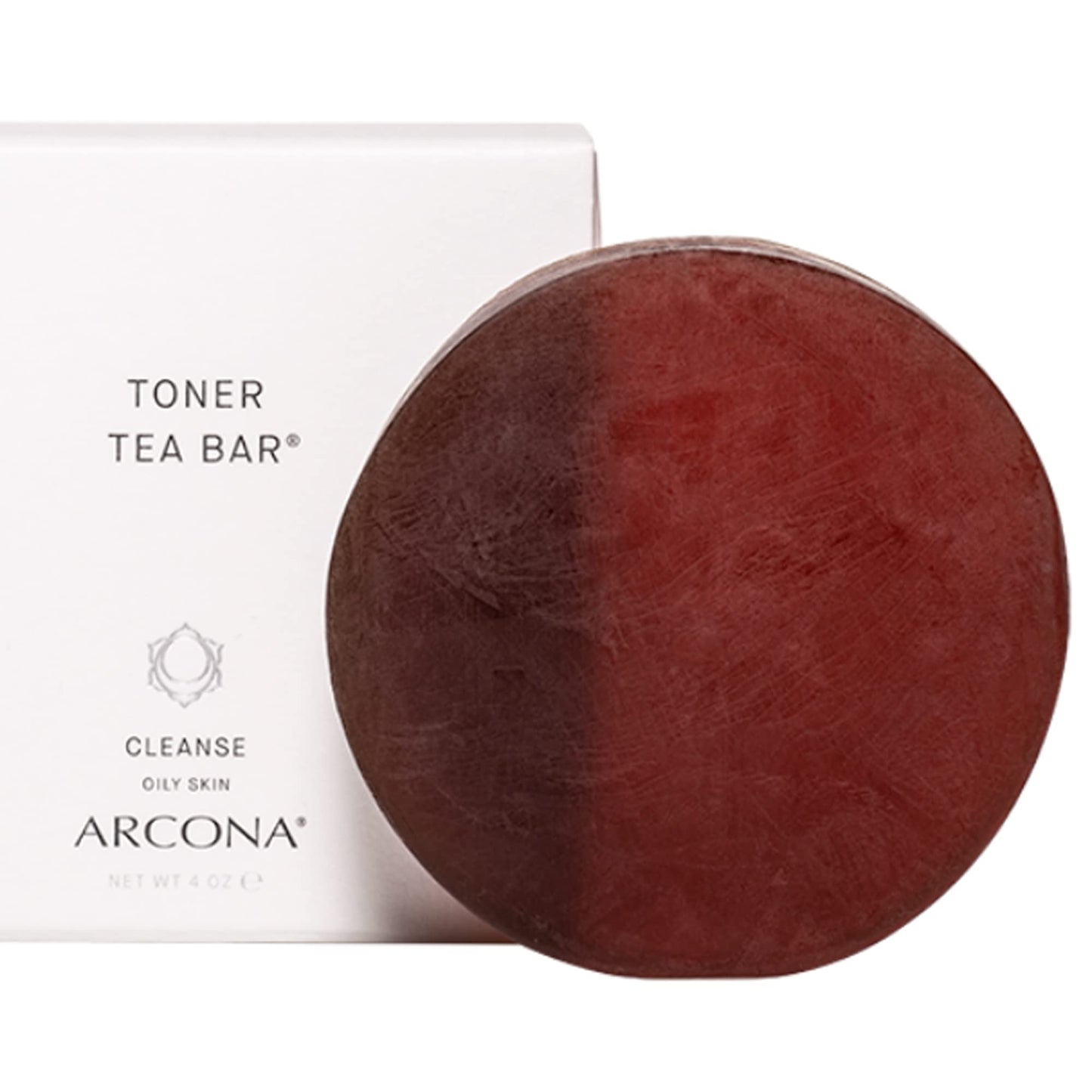 ARCONA Toner Tea Bar - Black and Green Tea, Coconut, Aloe Extra and Natural Enzymes for Combination, Oily & Blemish Prone Skin - Soap Free. Made in the USA. 4 oz.