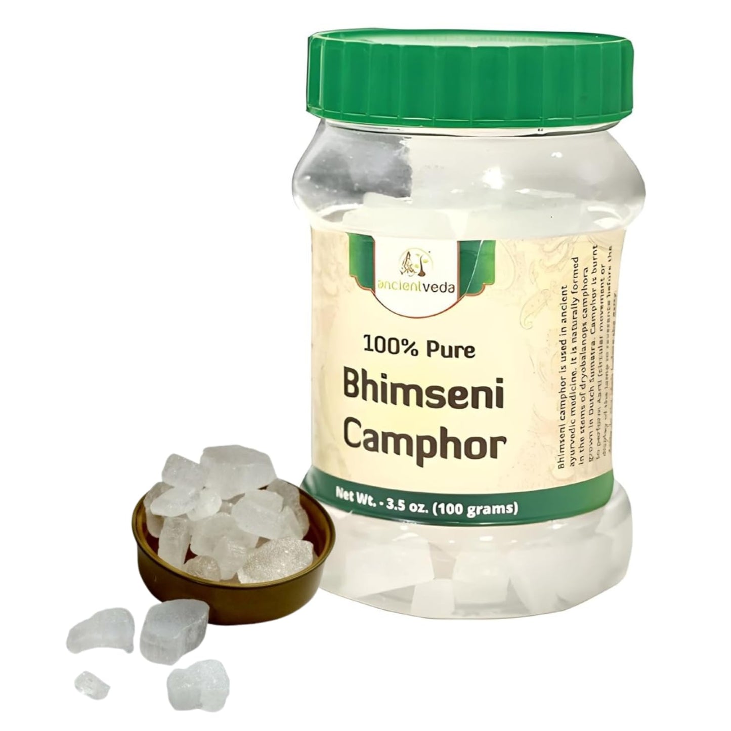 SOUL STICKS 100% Pure Natural Bhimseni Camphor Tablet (100 Grams) Aromatherapy Camphor for Refreshing Fragrance, Enhancing Concentrations | Tablet for Puja, Alcanfor Tablets, Kapoor for Pooja