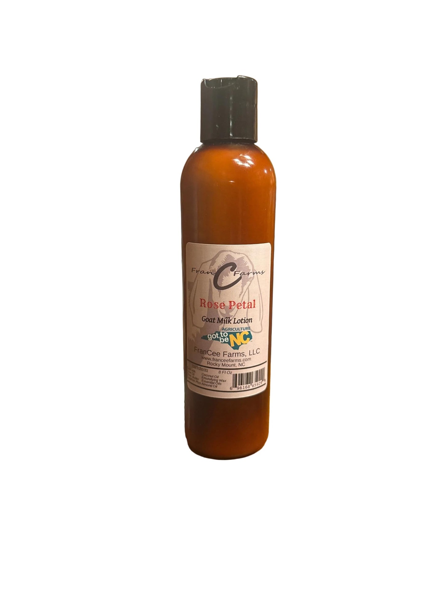 Francee Farms, LLC Rose Petal Goat Milk Lotion 8 oz.