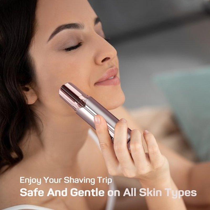 Facial Hair Removal for Women Upgraded, Painless Hair Removal Device, Rechargeable Hair Remover for Women, Portable Womens Facial Hair Remover for Face, Upper Lip, Chin