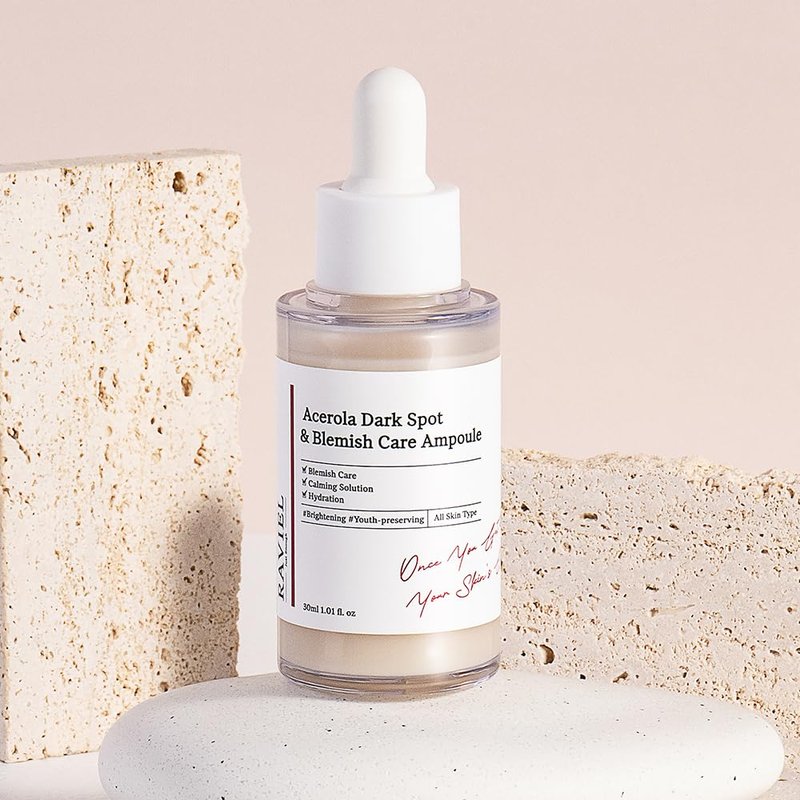 Acerola Dark Spot & Blemish Care Ampoule - Vitamin C Serum for Dark Spots, Uneven Tone & Dull Skin | 30ml (1.01 fl oz)