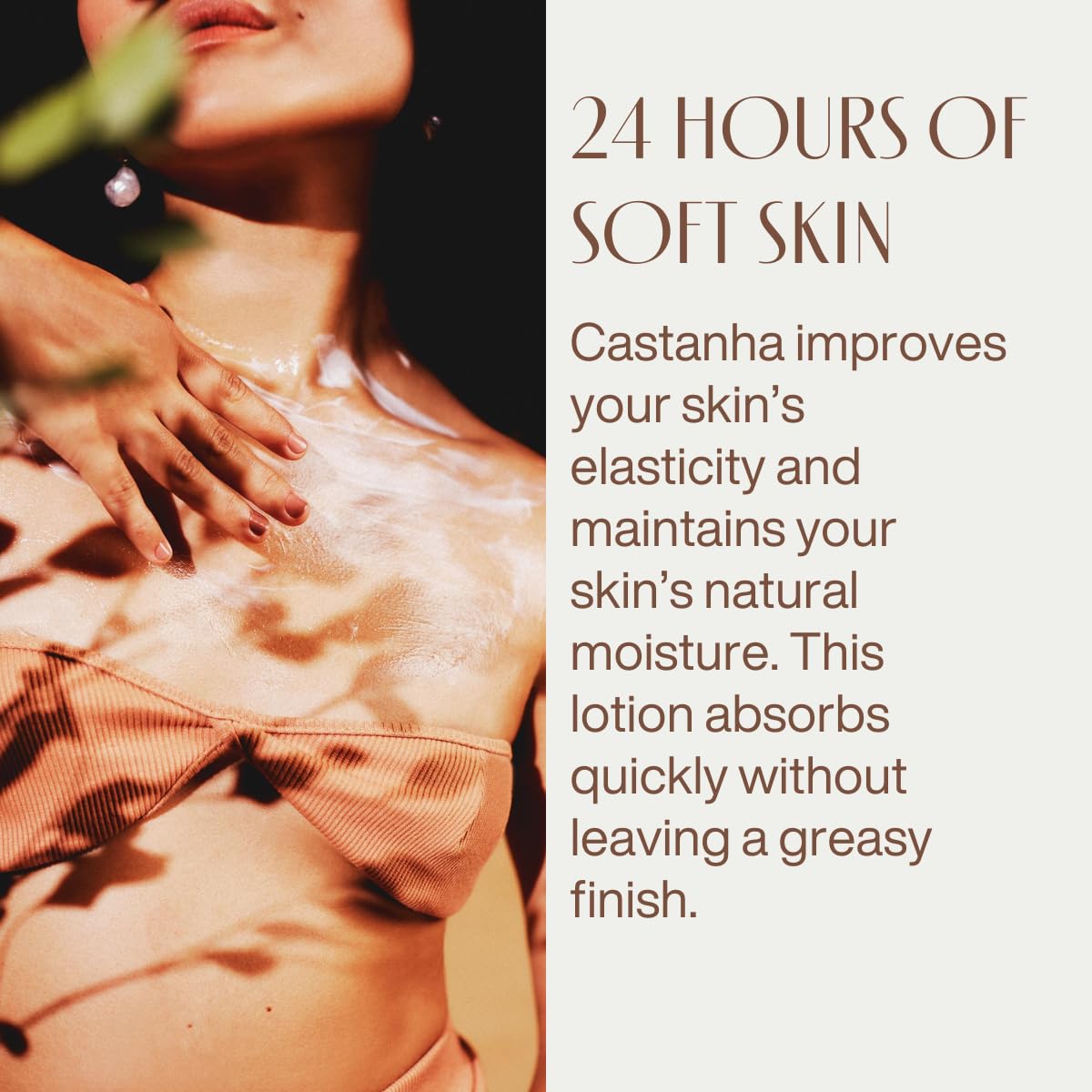 natura - Brazil Nut Hydrating Body Lotion - Castanha Anti-Dryness - Deep Skin Hydration Moisturizer - Vegan Skin Care - Brazilian Beauty Secrets - Self Care & Body Care - 13.5 fl oz (400ml)