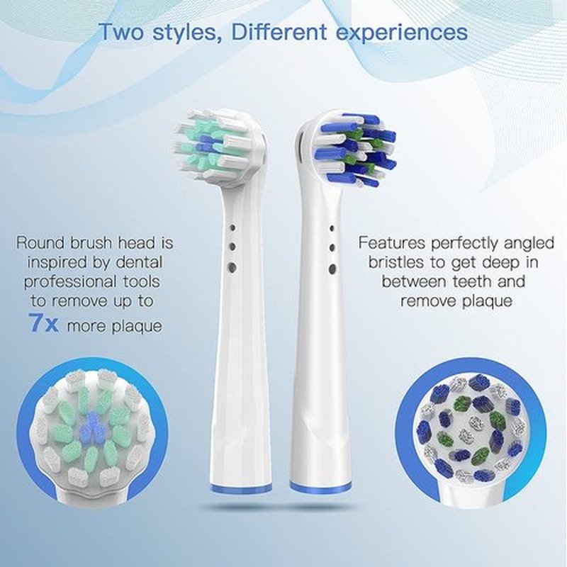 Replacement Toothbrush Heads for Oral B Braun, 12 Pack Professional Electric Toothbrush Heads, Precision Clean Brush Heads Refill Compatible with Oral-B 7000/Pro 1000/9600/ 5000/3000/8000 (12pack)