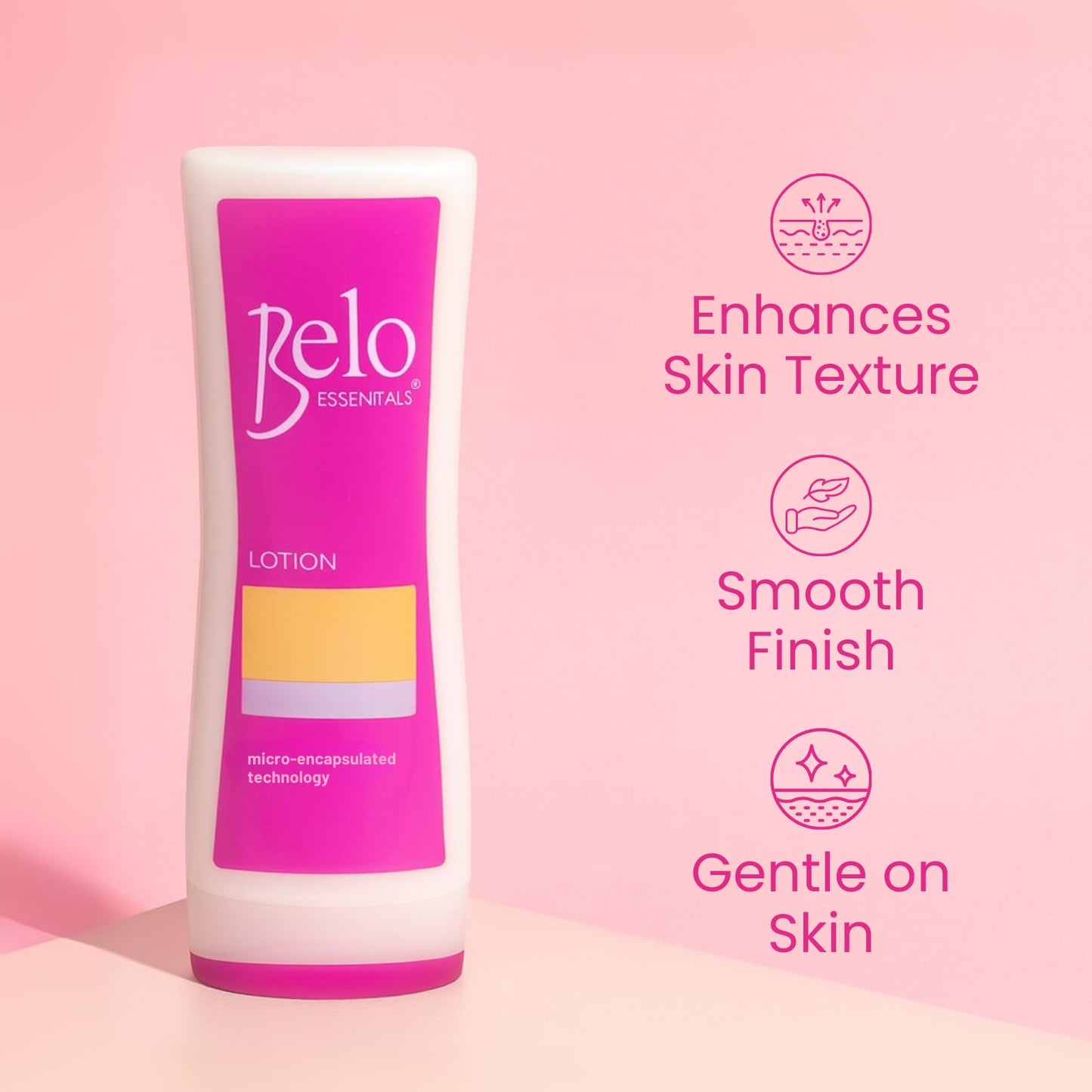Belo Essentials Body Lotion - Fast-Absorbing Daily Moisturizing Cream for Smooth, Hydrated Skin – Lightweight All-Over Body Hydration with Non-Greasy Texture - 100ml