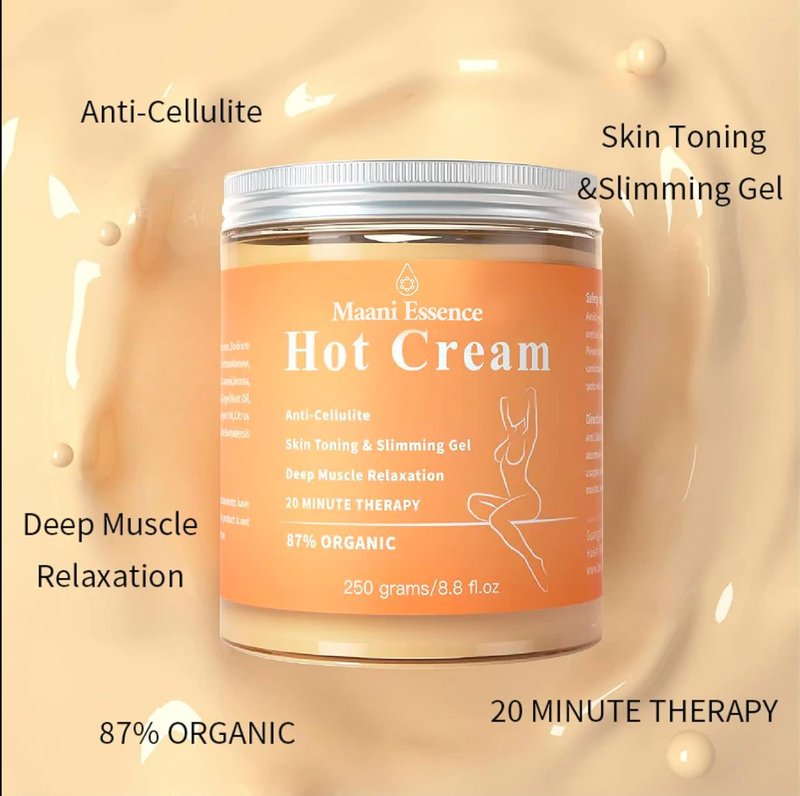 Fat Burning Cream - Slimming & Firming Anti-Cellulite Gel for Weight Loss | Deep Muscle Relaxation