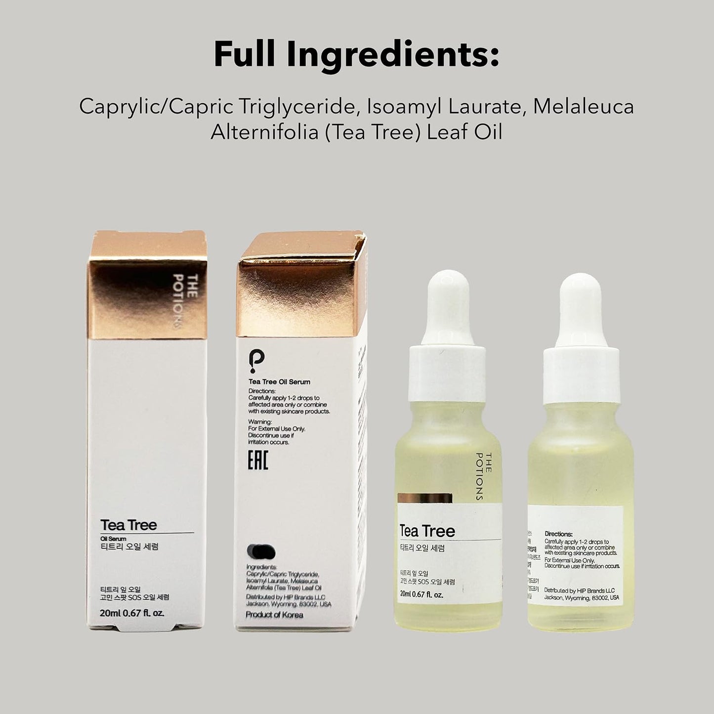 The Potions Serum for Face (Tea Tree Oil)
