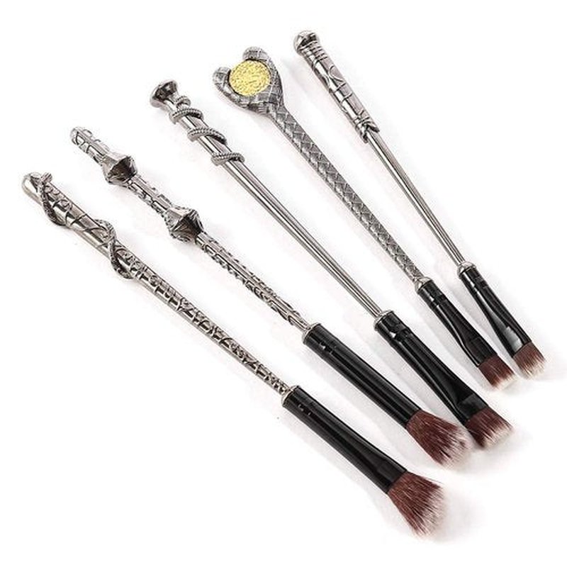 10 PCS Harry Gifts Potter Makeup Brushes Wand Brushes Set for Foundation Blending Blush Concealer Eyebrow Face Powder