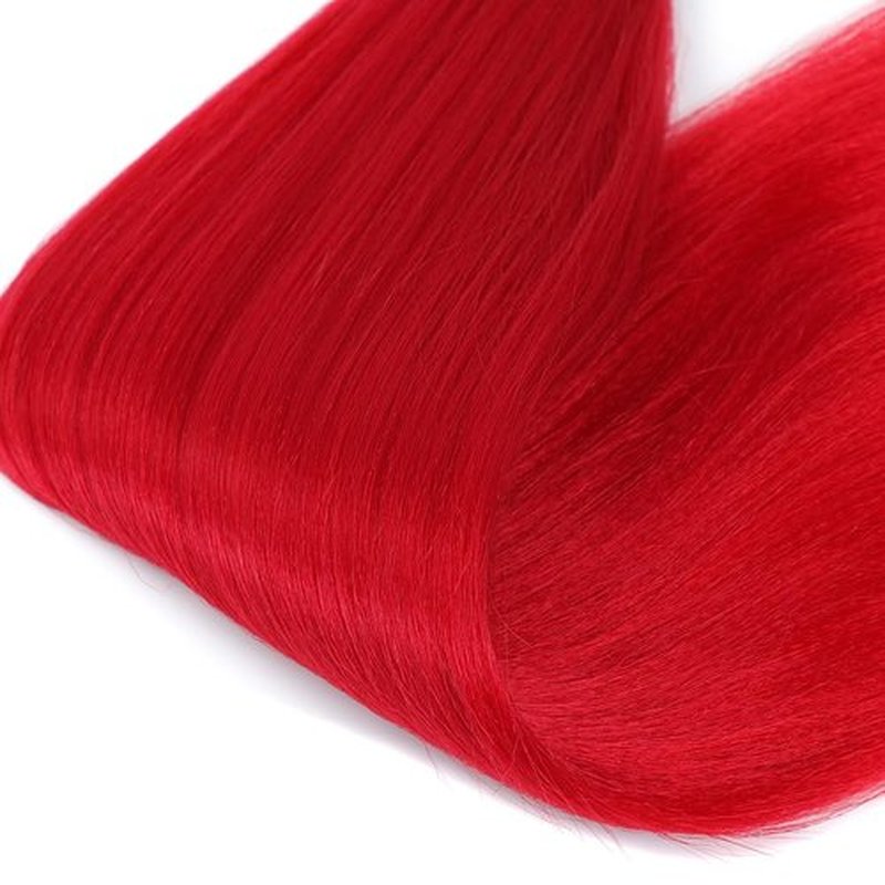 Blue and Red Braiding Hair Pre Stretched 2 Packs - 26 Inch Braiding Hair Professional Synthetic Prestretched Crochet Braids Hair Extension Itch Free Hot Water Setting Yaki Texture(Blue/Red#)