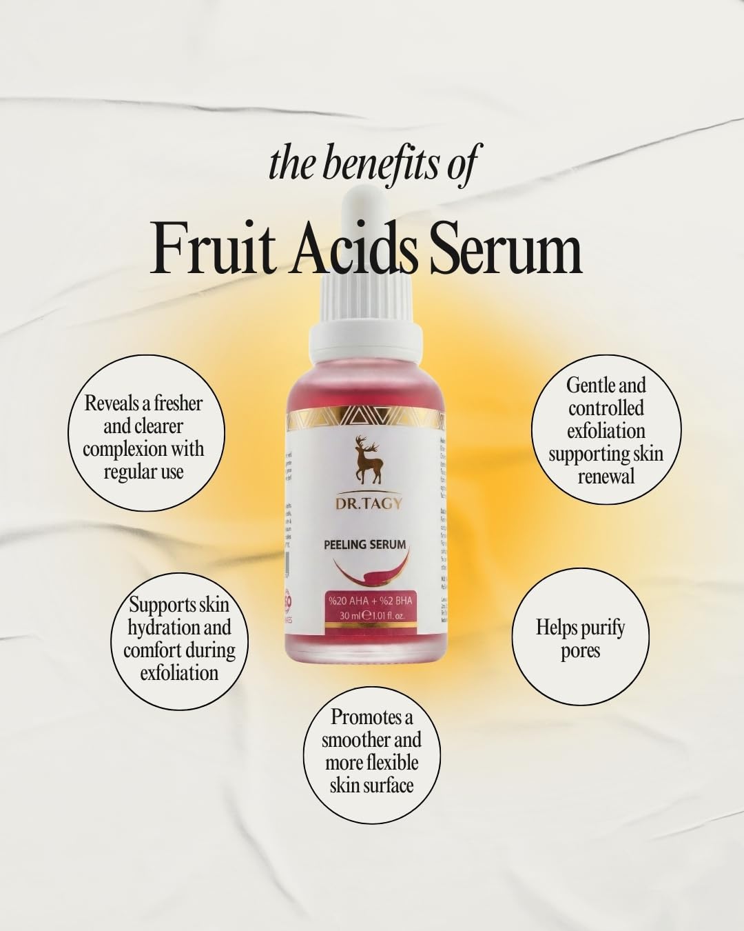 Alpha Arbutin Serum – AHA BHA Gentle Exfoliation, Dark Spot Corrector & Even Skin Tone – Pore Minimizer, Hydrating & Soothing Formula – 30ml