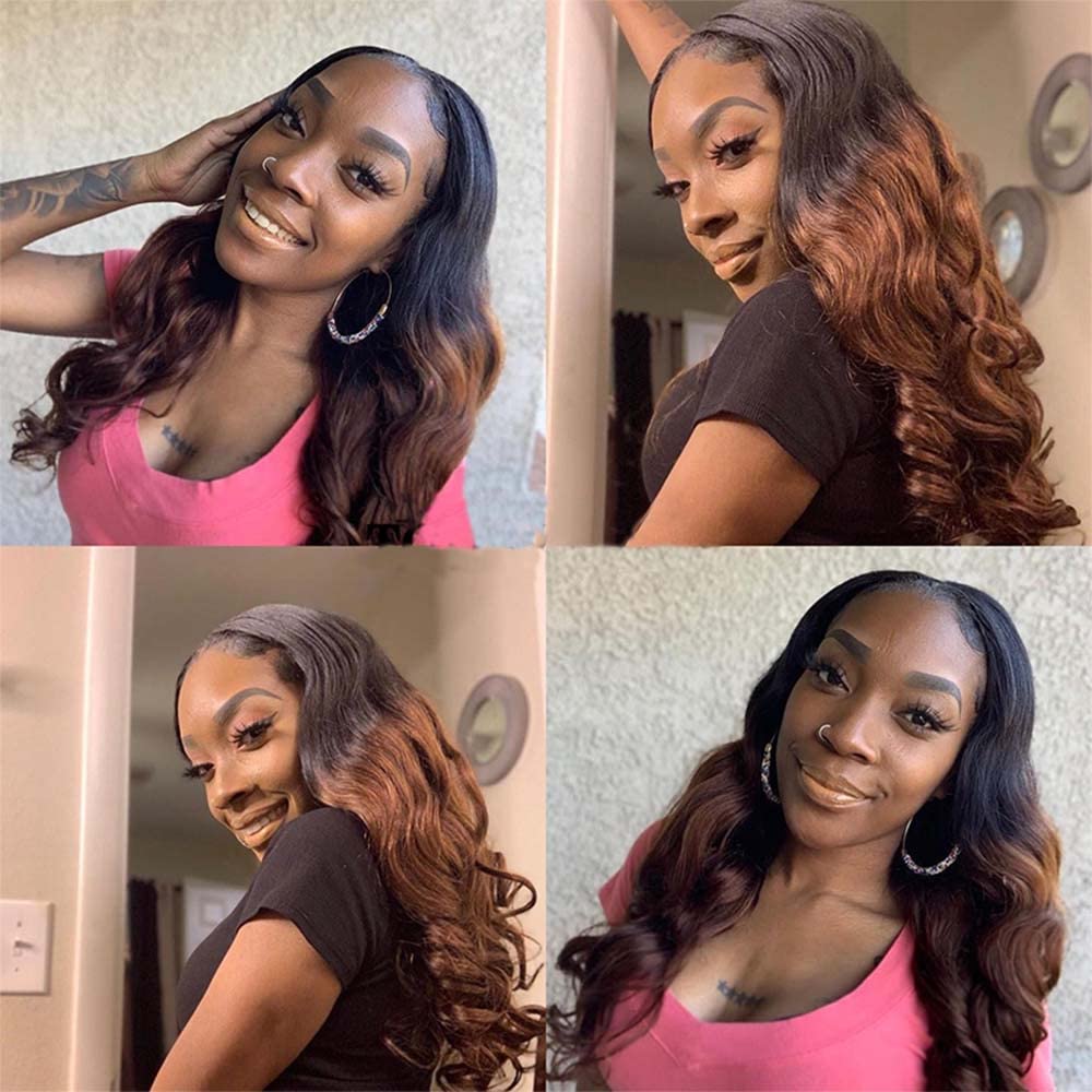 Brown Bundles Human Hair 1B30 Body Wave Human Hair Brown Body Bundles Wet And Wavy Unprocessed Brazilian Virgin Human Hiar Bundles Brown Body Wave Bundles Human Hair 22 22 22 Inch
