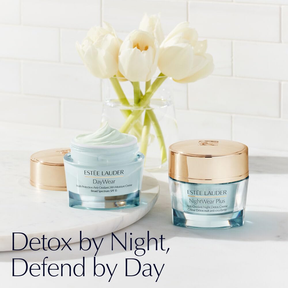 Estée Lauder DayWear Multi-Protection Anti-Oxidant 24H-Moisture Cream SPF 15 | Anti-Aging Moisturizer | Face Moisturizer for Dry Skin,1.7 Ounce,(Pack of 2)