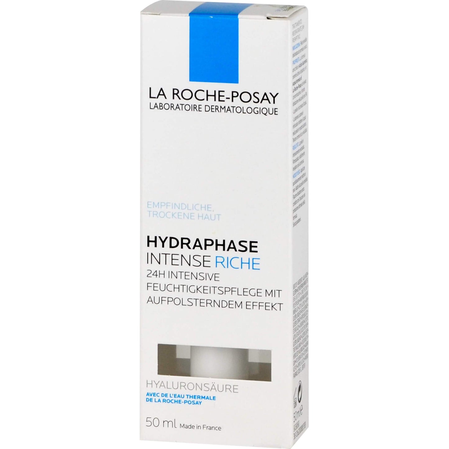 La Roche-Posay Hydraphase Intense Riche Moisturizer with Hyaluronic Acid, Hydrates and Soothes Dehydrated Skin, Non-Greasy Texture