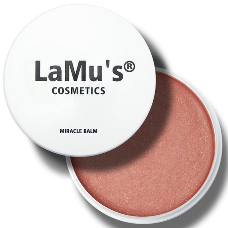 Lamu's Cosmetics Moisturizing Miracle Balm, Multi Glow Balm,Face Balm, Face Blush Cream Blush for Cheeks,Radiant Finish, Hydrating,Natural Glow,Shimmer Balm 50g/ 1.75 Oz(COOL PINK)