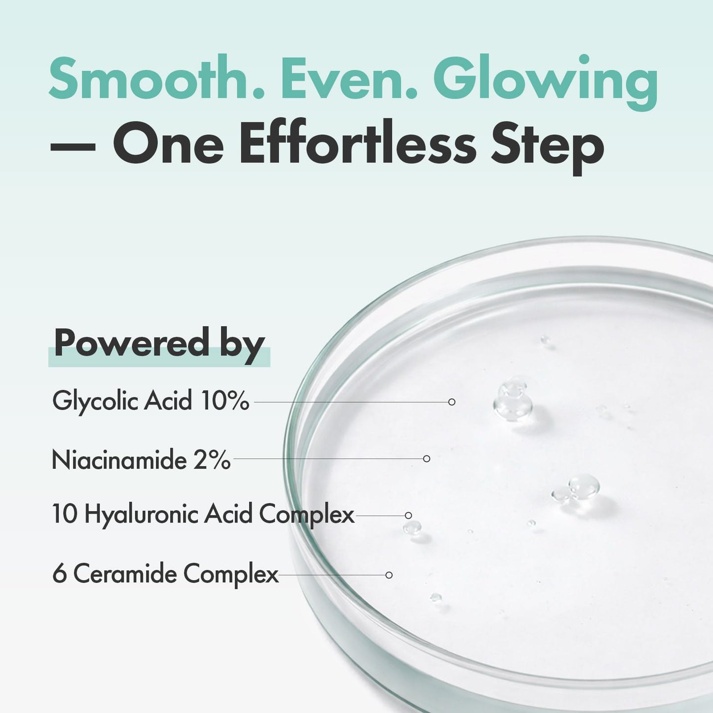 TOSOWOONG Glycolic Acid 10% Exfoliating Serum, AHA Skin Resurfacing Face Serum With Niacinamide, Vitamin E, Hyaluronic Acid For Textured Skin, Dark Spot, Glass Skin, Korean Skincare, 33 ml/1.11 fl.oz.