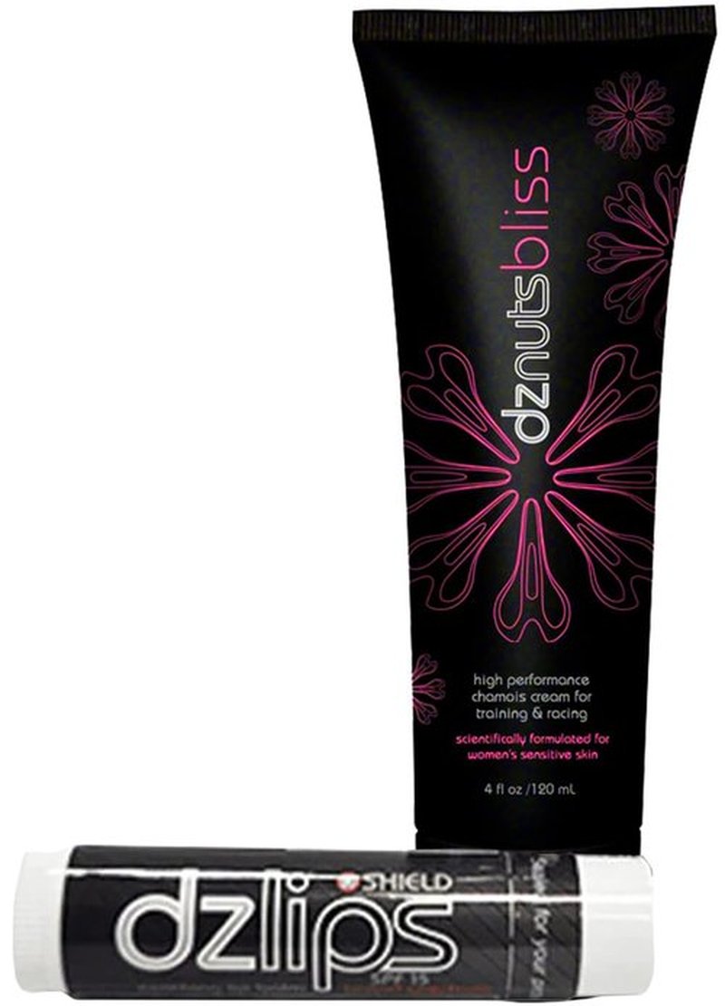 dznuts DZ Lips Care - Lip Repair, Protectant, Moisturizing Balm (DZ Lips + Women's Bliss Chamois Cream)
