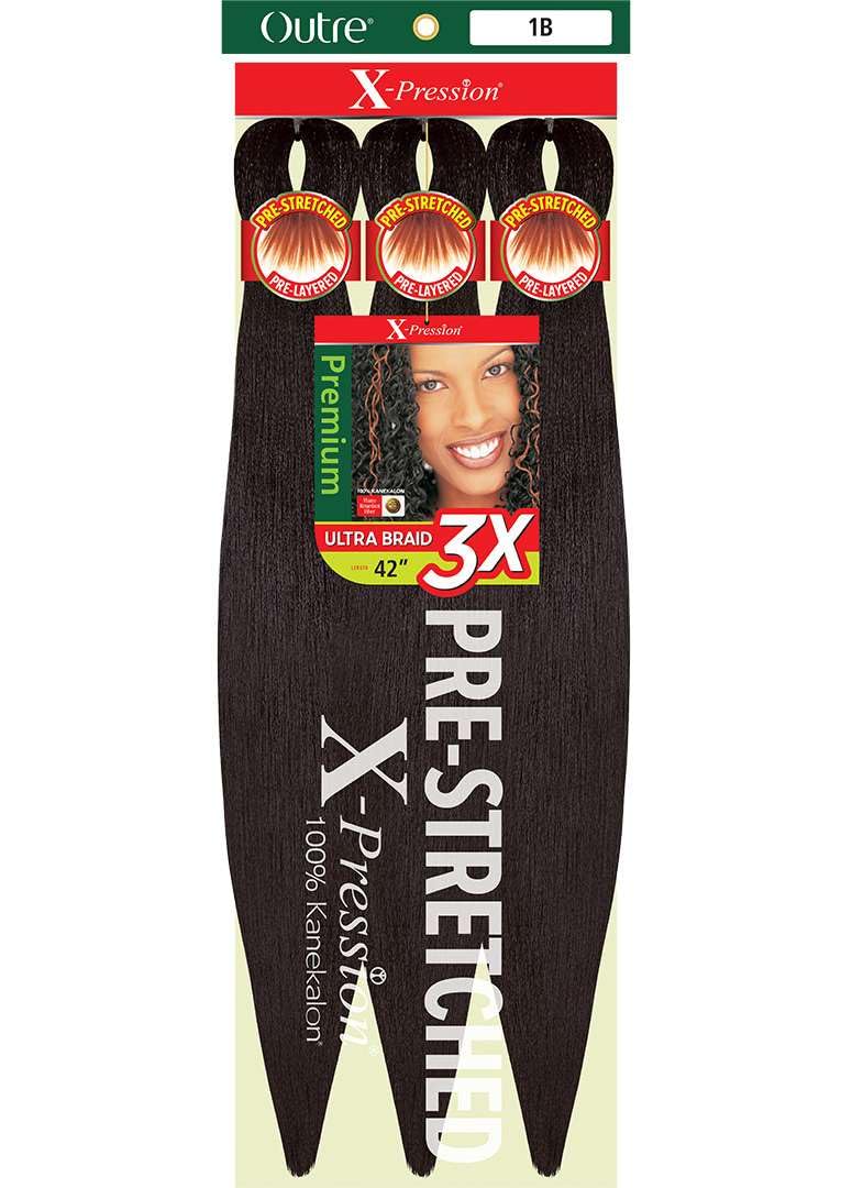 [5 PACK DEAL] Outre X-PRESSION Ultra Braid Pre-streteched Braid 42" 3X (5 Packs, 280)