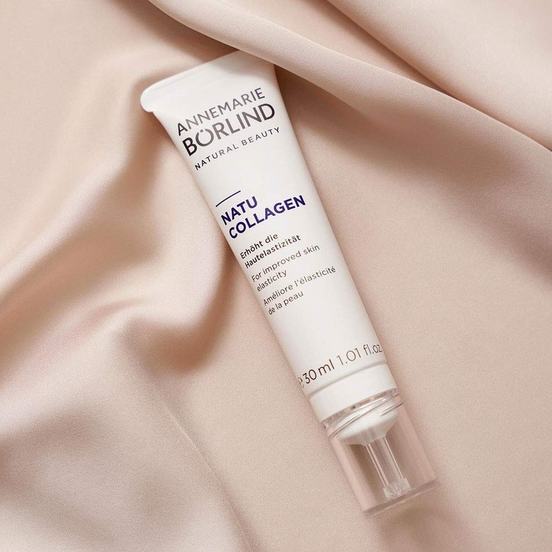 ANNEMARIE BÖRLIND Natu Collagen Boost Facial Fluid - Toning & Firming Moisturizer | Vegan, 1.01 Fl. Oz.
