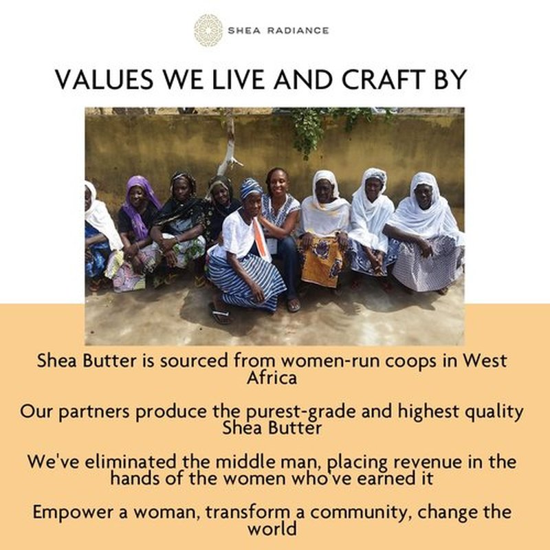 Shea Radiance P.U.R.E Raw Shea Butter | 100% Natural & Unrefined Body Butter | Soothes, Softens, & Increases Collagen | Long Lasting Moisture | Moisturizer for Sensitive Skin | Unscented (14 oz)