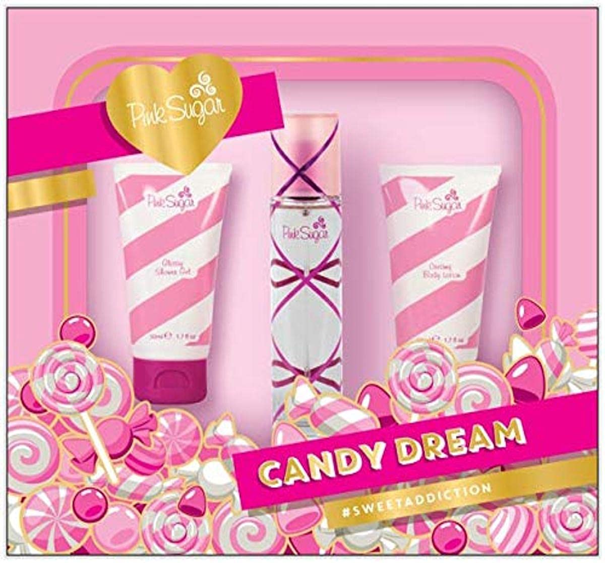 Pink Sugar Eau de Toilette for Women – Sweet Floral Fruity Perfume with Raspberry & Vanilla