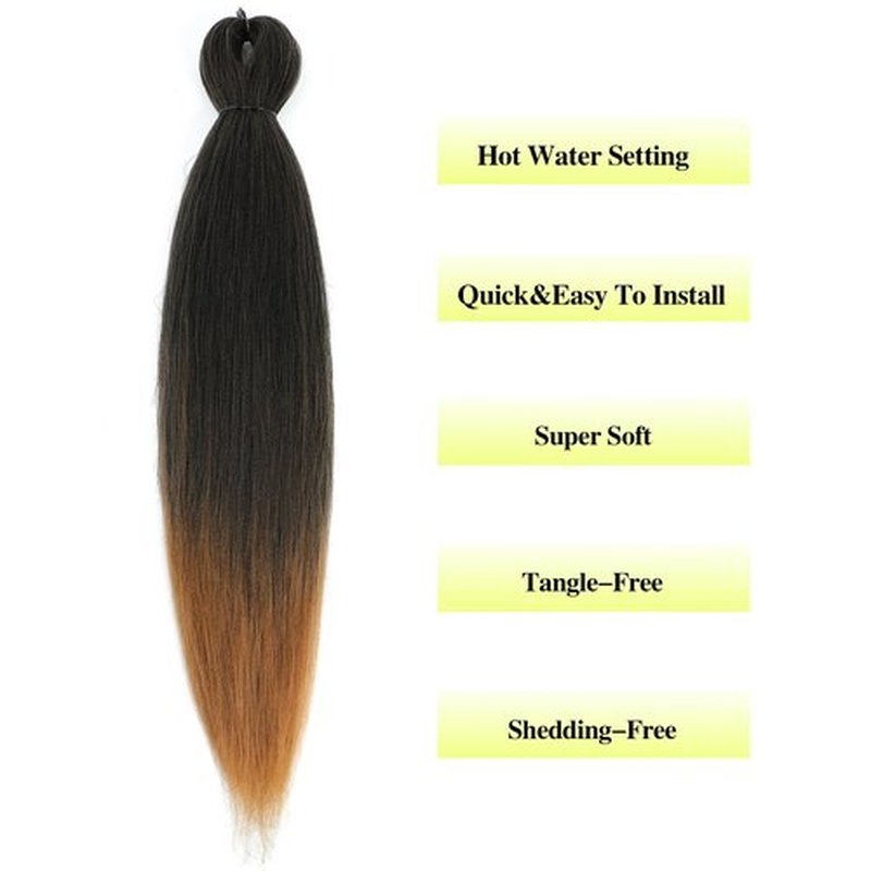 Braiding Hair Pre Stretched Long Pre Stretched Braiding Hair Extensions Braiding Hair Pre Stretched 22 Inch 8 Packs Synthetic Braiding Hair Extensions For Braids (22inch,T30)