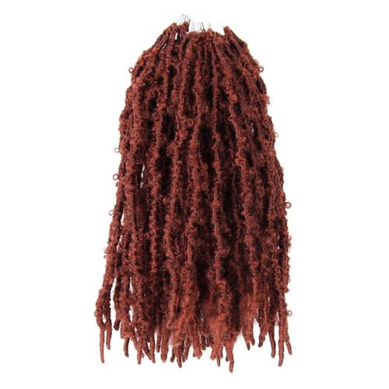 BOHOBABE Butterfly Crochet Locs 10 Inch 6 Packs Pre Looped Crochet Butterfly Locs 10 In Short Distressed Butterfly Locs Crochet Hair (10 Inch, 350#)