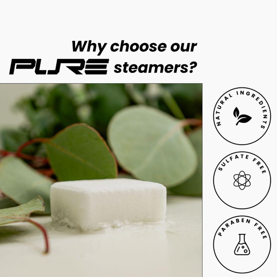 Sport Shower Steamers - USA Made with Natural Lemon Essential Oil, Aromatherapy, Stress and Sinus Relief, Muscle Recovery for Athletes, Best Birthday Presents and Summer Gifts for Runners