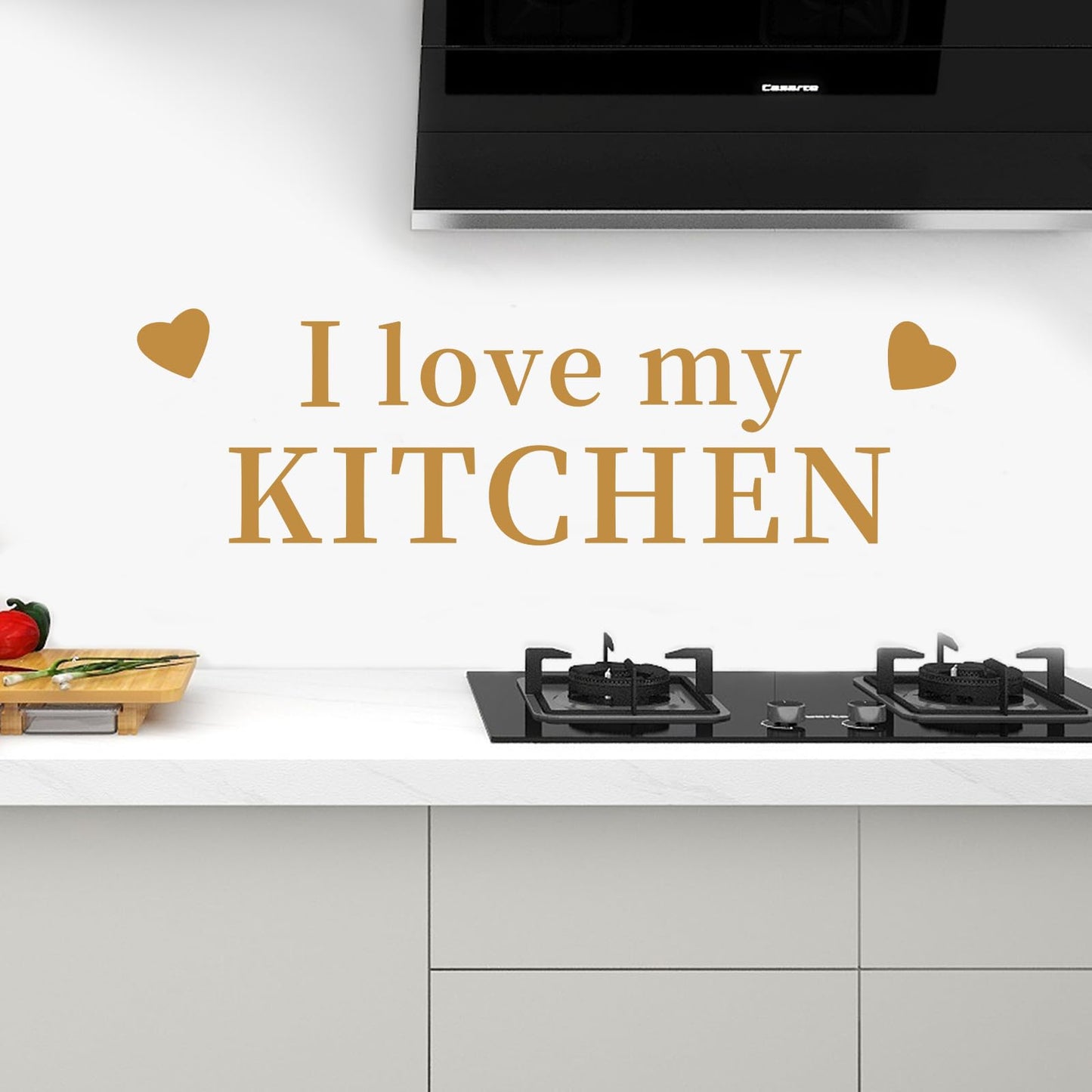 Rotumaty Kitchen Wall Stickers Decals Love Kitchen Quotes Sign Wall Decor