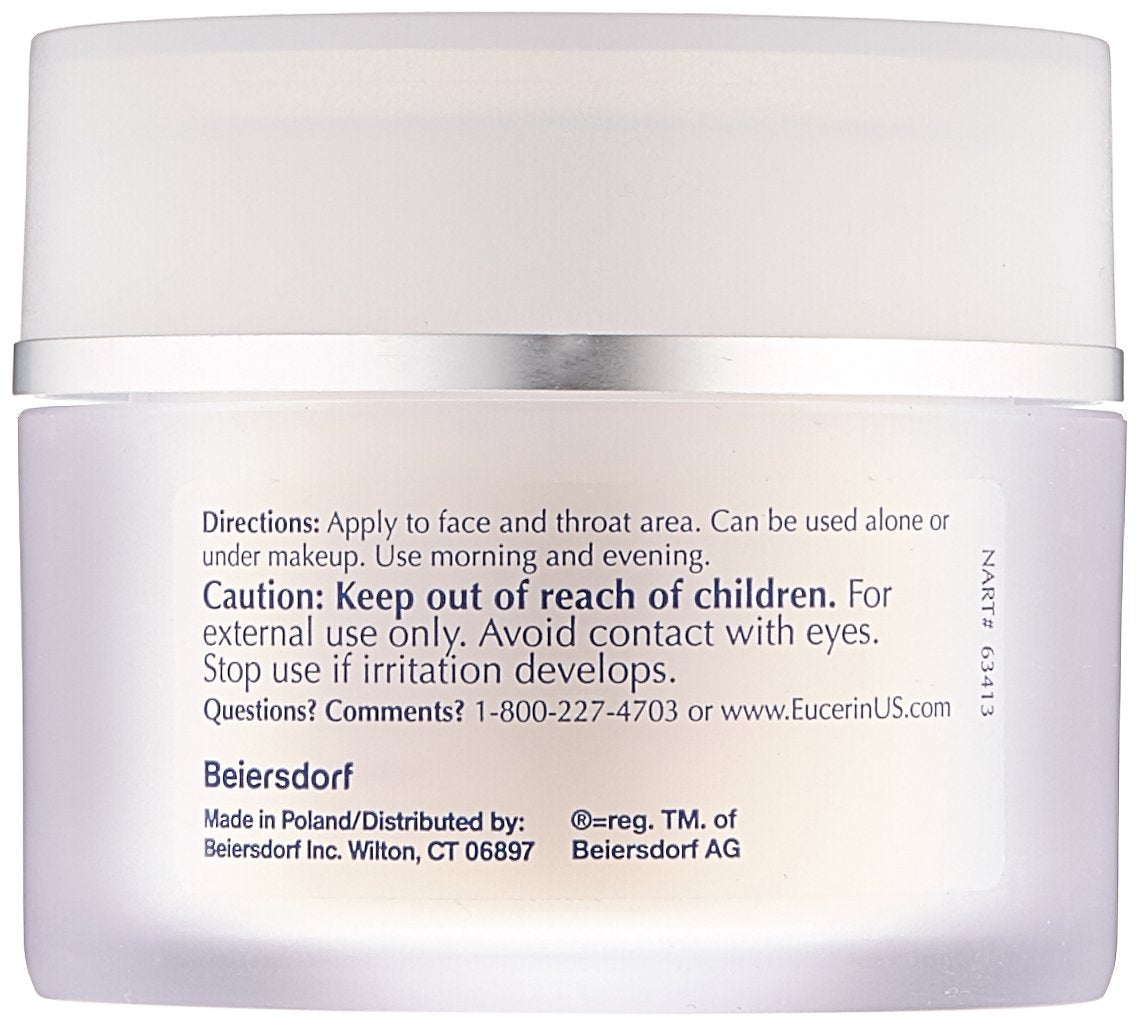 Eucerin Q10 Anti-Wrinkle Face Cream for Sensitive Skin - 1.70 oz (Pack of 2)