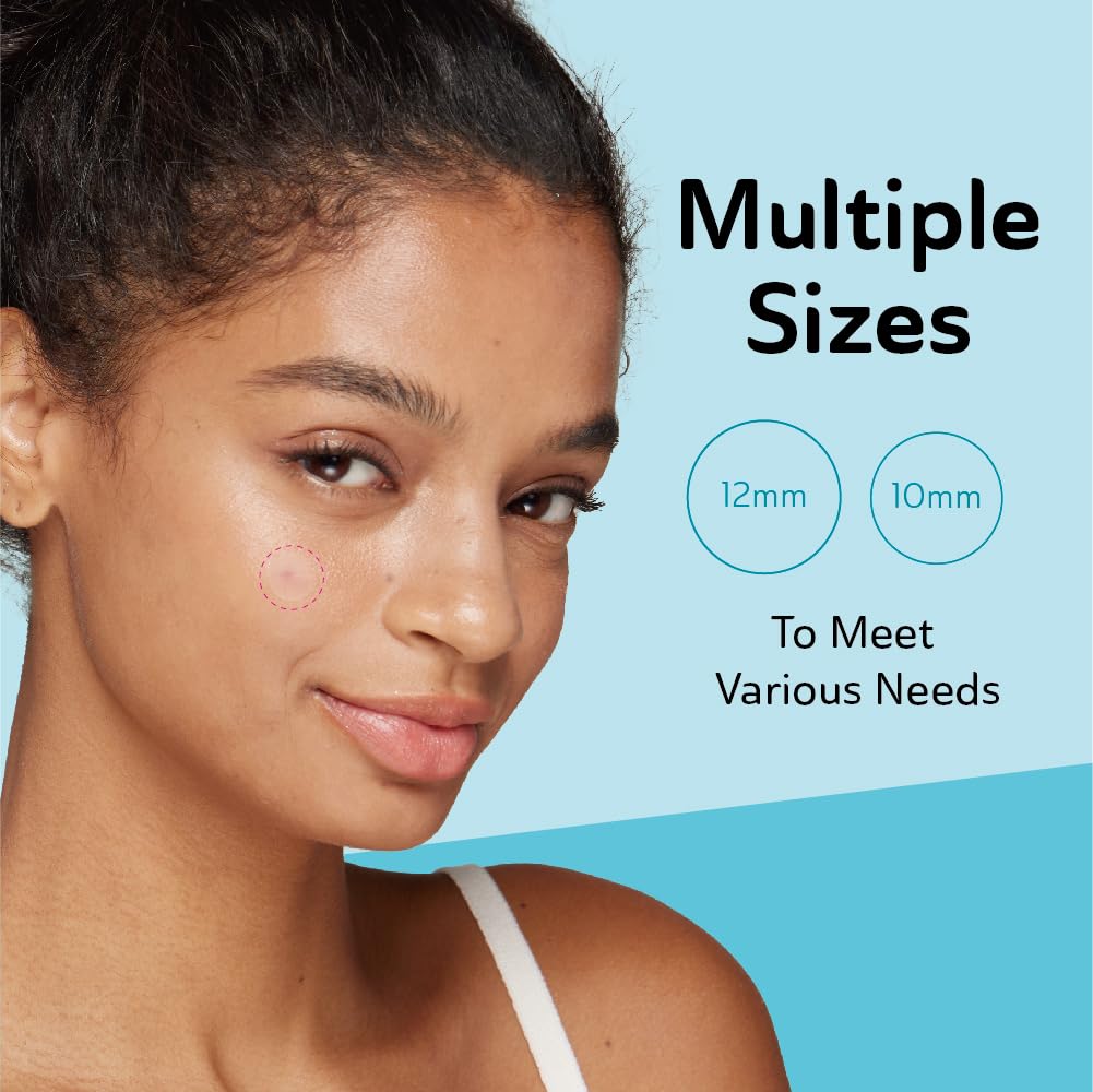 DERMA ANGEL Ultra Invisible Acne Patches for Cystic Acne Treatment Pimple Patches for Cystic Acne Blemish Patches Hydrocolloid Patches - Day & Night Use - UPGRADED (Acne Specialist 120 Count 2 Sizes)
