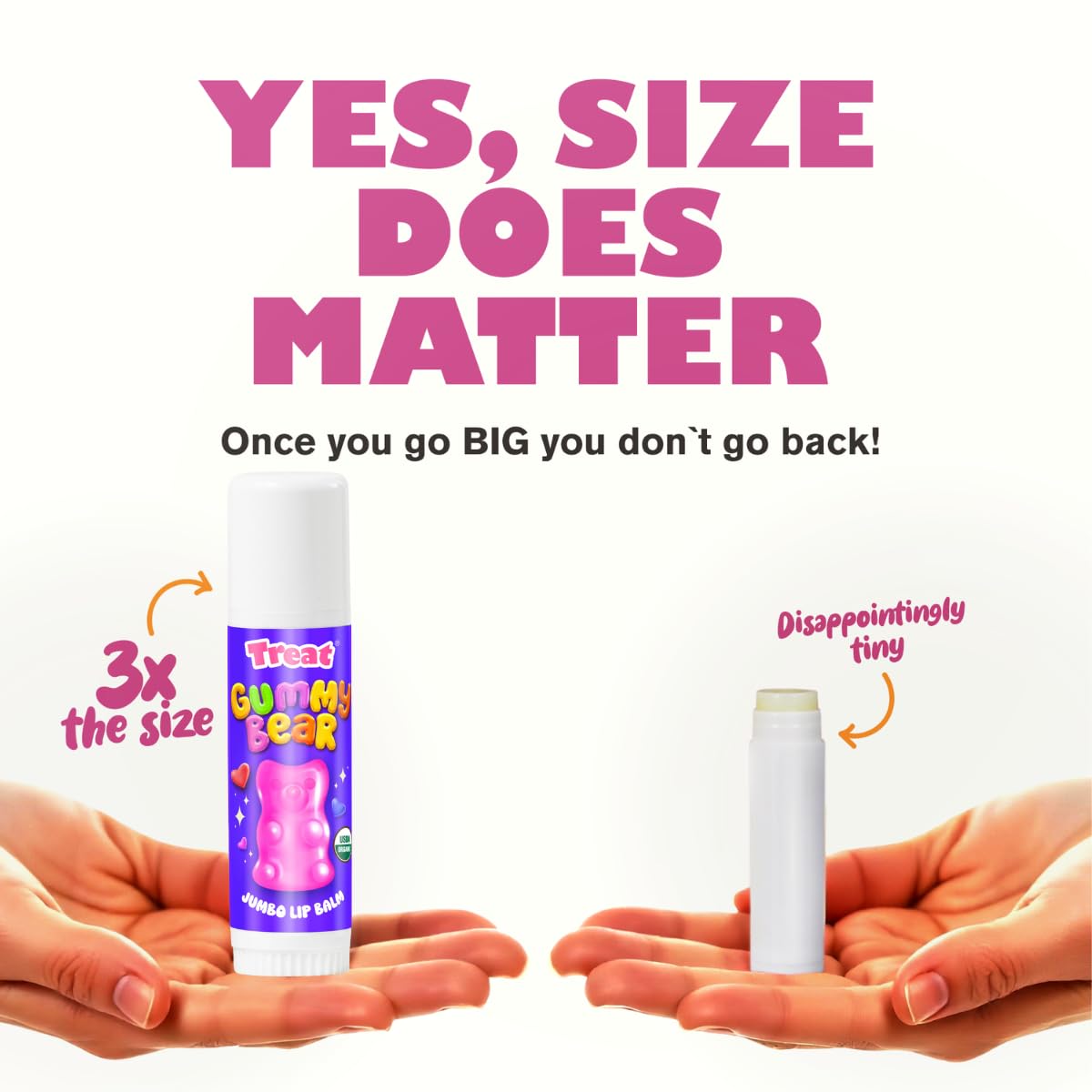 TREAT© Jumbo - Cruelty Free .50 OZ (CANDY CORN LIP BALM)