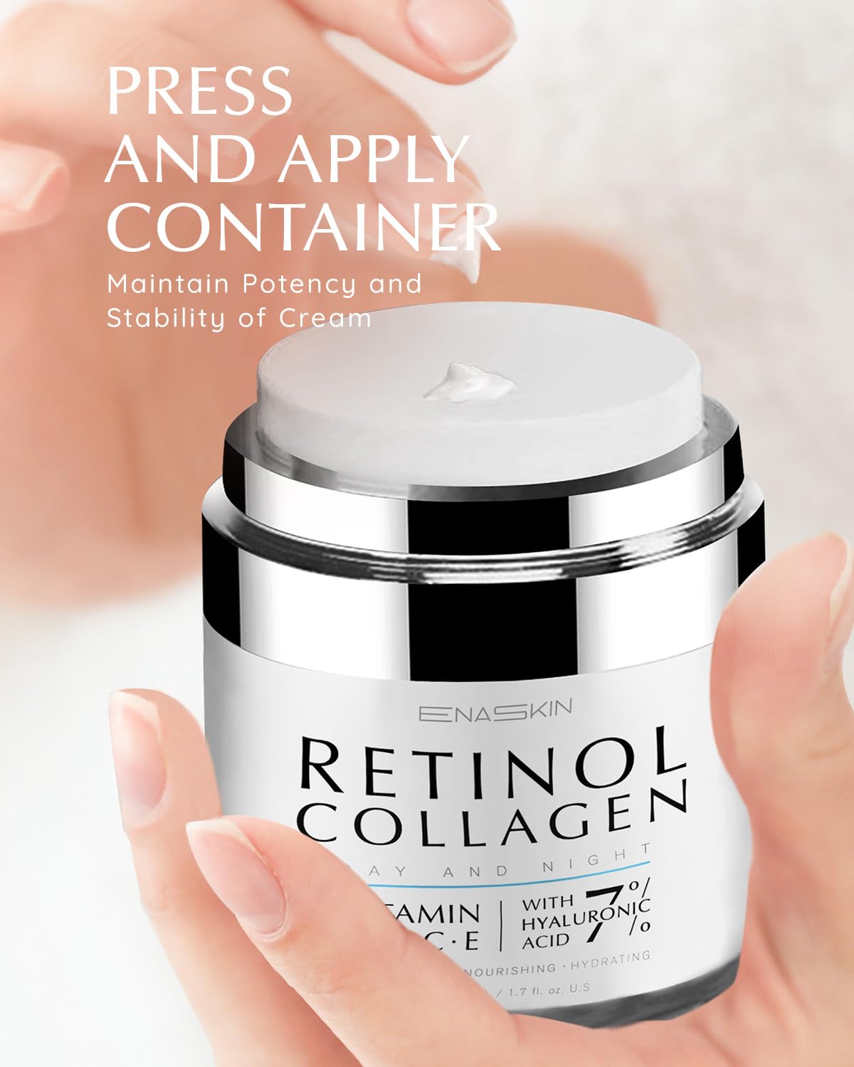 EnaSkin Retinol Collagen Face Cream for Wrinkles, Anti-Aging Moisturizer