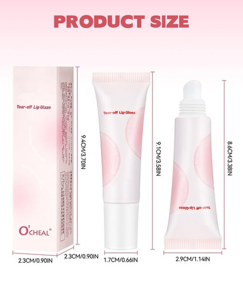3 Colors Long-Lasting Peel Off Lip Stain, Tattoo Tinted Lip Gloss Peel Off with Matte Finish, Waterproof, Transfer-proof, Highly Pigmented Peel Off Lipstick Plump Lip Makeup Gift for Women-01+03+04