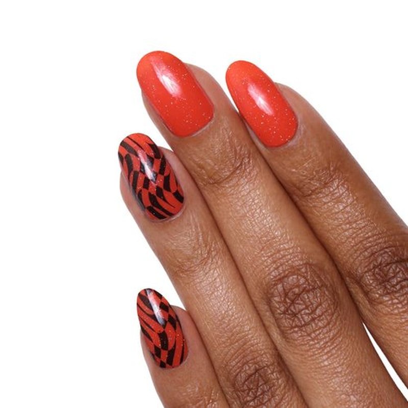 Color Street 'Pumpkin Queen' (FDG503) - Nail Polish Strips Don't Be Afraid - Halloween 2023