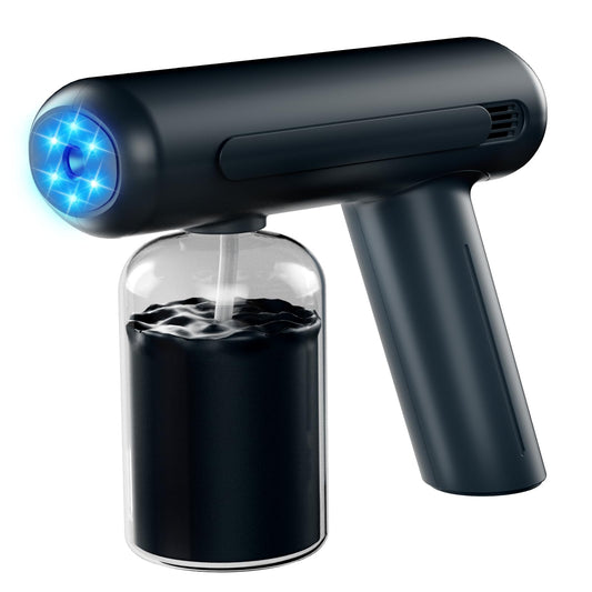 Professional Spray Tan Machine 2-Speed Adjustable for Face & Body Spray Tan Gun for DIY, Travel, Mobile Tanning | USB-C Rechargeable, Pro-Grade Glow Deep Black