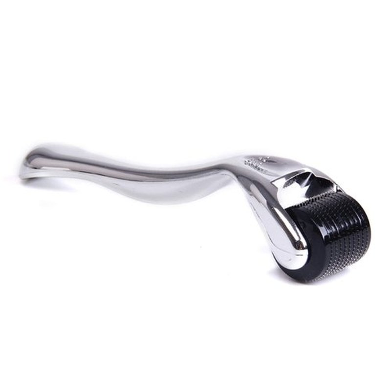 Derma Roller Microneedling Roller for Face Body Beard - 540 Titanium 0.25mm Microneedle Roller for Home Use