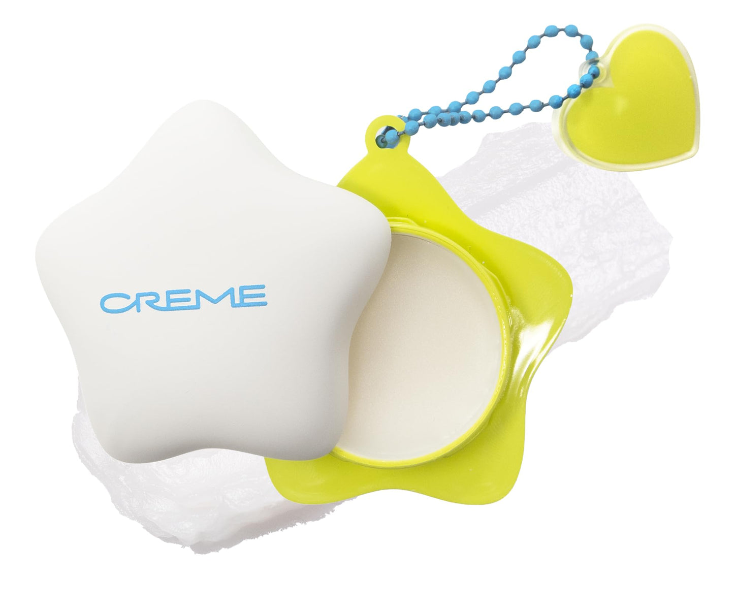The Crème Shop Plush Pout Lip Butter Lip Balm Key Chain Charm | Korean Formula with Peptides and Squalane to Instantly Hydrate, Nourish, Moisturize, and Soften Dry Lips- Vanilla