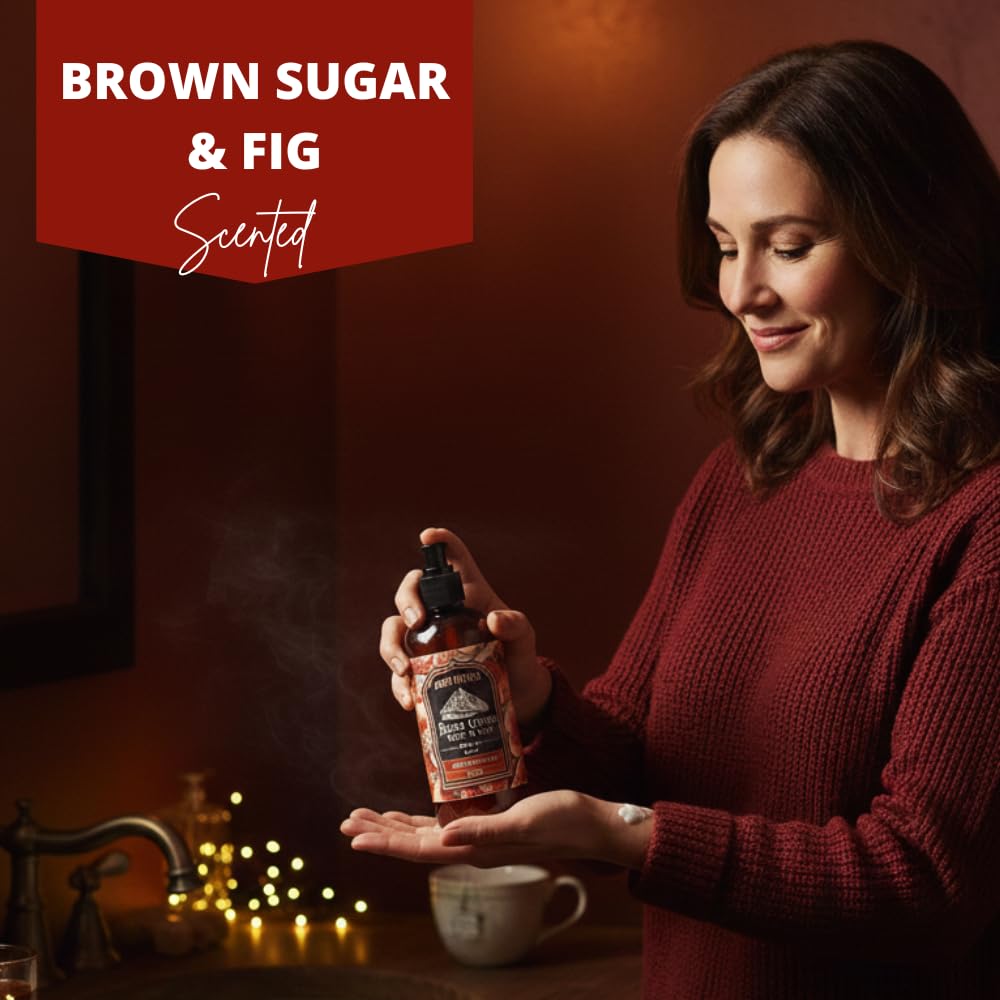 Black Canyon Brown Sugar & Fig Scented Body Lotion with Lanolin and Jojoba Oil, 12 Oz
