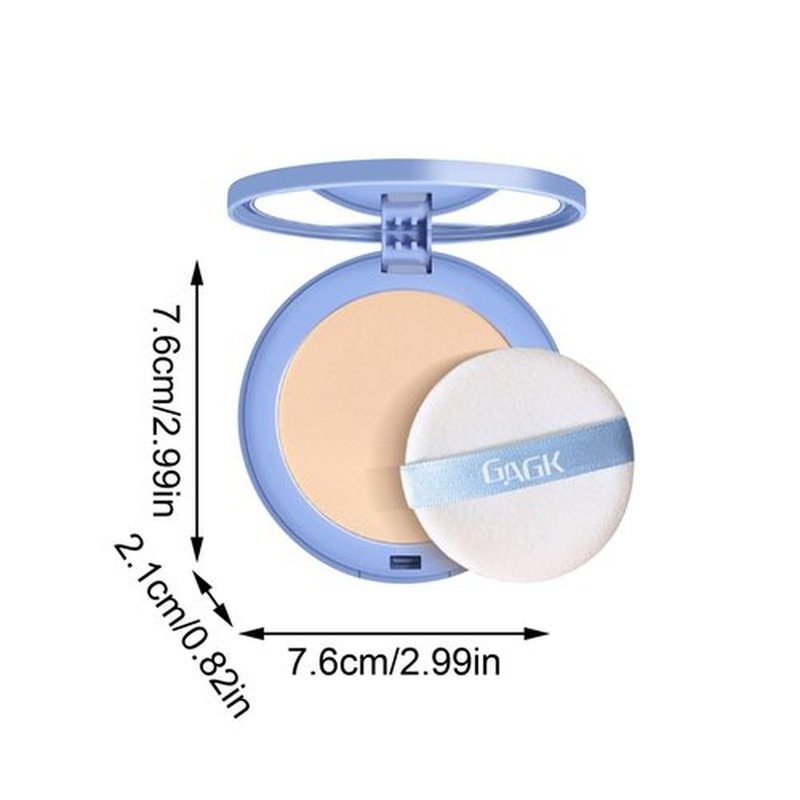 Matte Perfection Pressed Powder,Matte Wet and Dry Powder,Oil Control Face Pressed Powder,Waterproof Long Lasting Finishing Powder,Matte Smooth Setting Powder Makeup (02# NATURAL BEIGE, One Size)